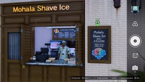 This is an example of the photograph players need to take in order to complete the picture 4 Shave Ice Menu Board (West Waikiki)