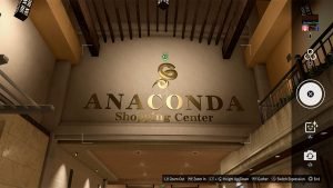 This is an example of the photograph players need to take in order to complete the picture 5: Shopping Center North Entrance (Anaconda)