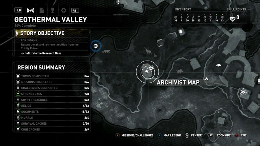 Rise Of The Tomb Raider Geothermal Valley Map 4