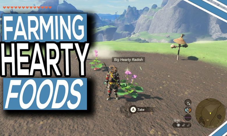 Where To Farm Hearty Radish In Zelda Tears Of The Kingdom