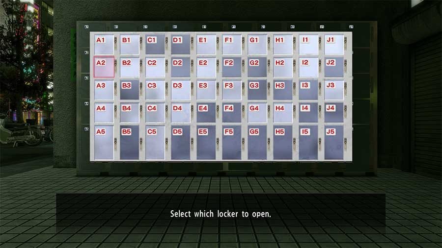 Yakuza Kiwami Coin Locker Key Location Guide